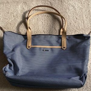 Stella & Dot How Does She Do It Striped Tote